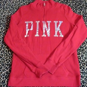 🤠PINK Victoria's Secret with 5th & Ocean OSU Buckeyes Long Sleeve Top Size Med